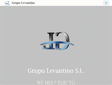 Tablet Screenshot of grupolevantino.com